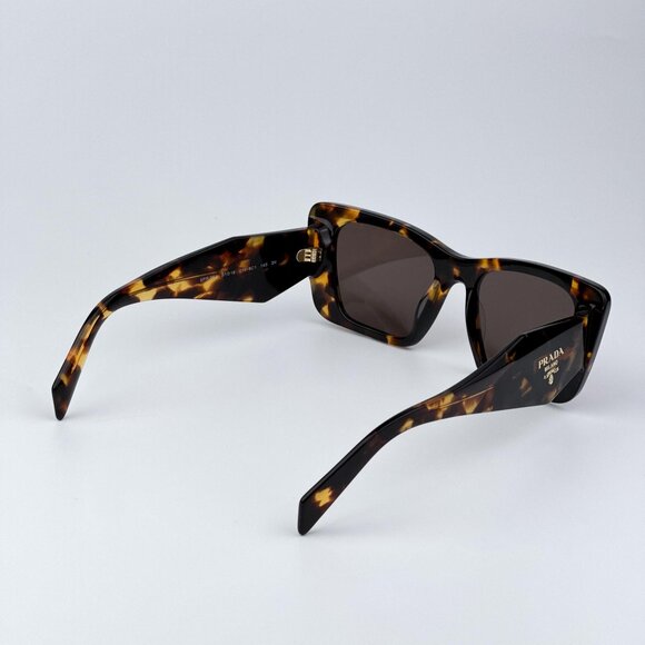 Prada PR08YS 01V8C1 Women BRAND NEW Sunglasses Havana Honey Brown Cat Eye main image 5